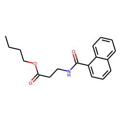 «beta»-Alanine, N-(1-naphthoyl)-, butyl ester