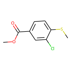 3-Cl-4-CH3S-C6H3-COOCH3