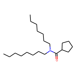 Cyclopentanecarboxamide, N-heptyl-N-octyl-
