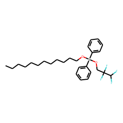 Silane, diphenyldodecyloxy(2,2,3,3-tetrafluoropropoxy)-