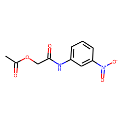 Acetamide, N-(3-nitrophenyl)-2-acetoxy-