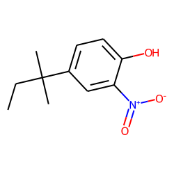 Phenol, 4-(1,1-dimethylpropyl)-2-nitro