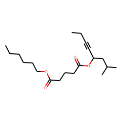 Glutaric acid, hexyl 2-methyloct-5-yn-4-yl ester