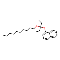 Silane, diethyldecyloxy(1-naphthoxy)-