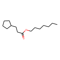 3-Cyclopentylpropionic acid, heptyl ester