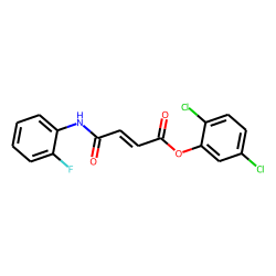 Fumaric acid, monoamide, N-(2-fluorophenyl)-, 2,5-dichlorophenyl ester