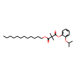 Dimethylmalonic acid, dodecyl 2-isopropoxyphenyl ester