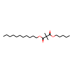 Dimethylmalonic acid, pentyl undecyl ester
