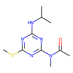 N-Isopropyl-N'-methyl-N'-acetyl-6-methylsulfanyl-1,3,5-triazine-2,4-diamine