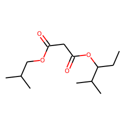 Malonic acid, isobutyl 2-methylpent-3-yl ester