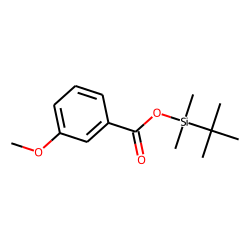 Benzoic acid, 3-methoxy-, tert.-butyldimethylsilyl ester