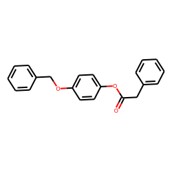 Phenylacetic acid, 4-benzyloxyphenyl ester