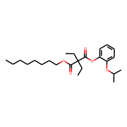 Diethylmalonic acid, 2-isopropoxyphenyl octyl ester