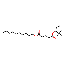 Glutaric acid, decyl 2,2-dimethylpent-3-yl ester