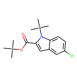 5-Chloro-1-trimethylsilyl-indole-2-carboxylic acid, trimethylsilyl ester
