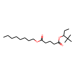 Glutaric acid, 2,2-dimethylpent-3-yl octyl ester
