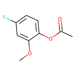4-Fluoro-2-methoxyphenol, acetate