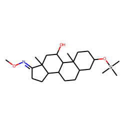 5«beta»-Androstan-3«alpha»,11«beta»-diol-17-one (Androsterone), MO-3-mono-TMS