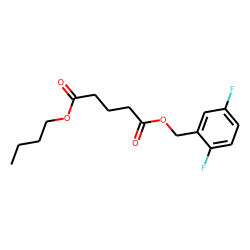 Glutaric acid, butyl 2,5-difluorobenzyl ester