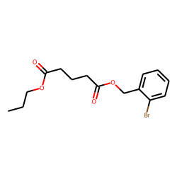 Glutaric acid, 2-bromobenzyl propyl ester