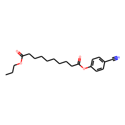 Sebacic acid, 4-cyanophenyl propyl ester