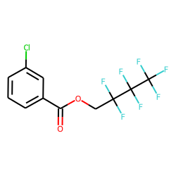 3-Chlorobenzoic acid, 2,2,3,3,4,4,4-heptafluorobutyl ester