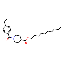 Isonipecotic acid, N-(4-ethylbenzoyl)-, decyl ester