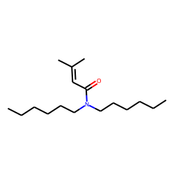 But-2-enamide, N,N-dihexyl-3-methyl-