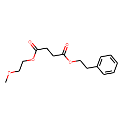 Succinic acid, phenethyl 2-methoxyethyl ester