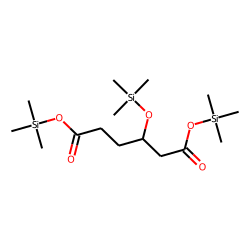 Hexanedioic acid, 3-trimethylsiloxy-, bis(trimethylsilyl) ester