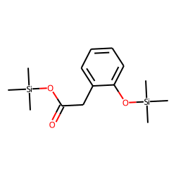 Acetic acid, [o-(trimethylsiloxy)phenyl]-, trimethylsilyl ester