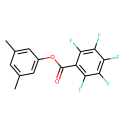 3,5-Dimethylphenol, pentafluorobenzoyl ester