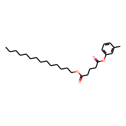 Glutaric acid, 3-methylphenyl tetradecyl ester