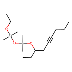 Silane, dimethyl(dimethyl(non-5-yn-3-yloxy)silyloxy)ethoxy-