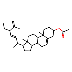 5,22,25-Stigmastatrienol acetate