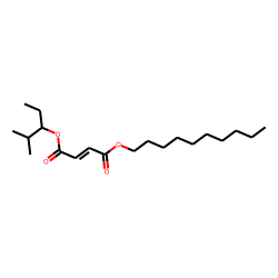 Fumaric acid, decyl 2-methylpent-3-yl ester