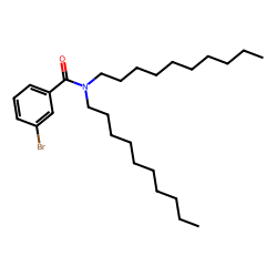 Benzamide, n,n-didecyl-3-bromo-