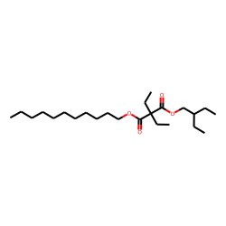 Diethylmalonic acid, 2-ethylbutyl undecyl ester