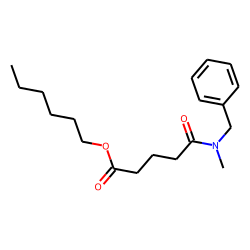 Glutaric acid, monoamide, N-methyl-N-benzyl-, hexyl ester