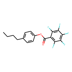4-n-Butylphenol, pentafluorobenzoyl ester