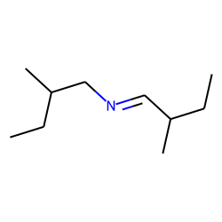 1-Butanamine, 2-methyl-N-(2-methylbutylidene)-