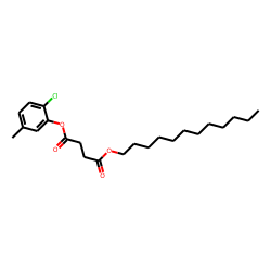 Succinic acid, 2-chloro-5-methylphenyl dodecyl ester