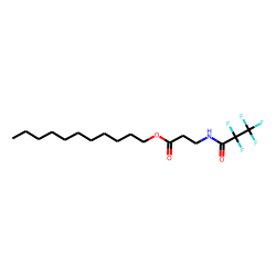«beta»-Alanine, n-pentafluoropropionyl-, undecyl ester