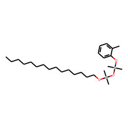 Silane, dimethyl(dimethyl(2-methylphenoxy)silyloxy)pentadecyloxy-