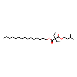 Diethylmalonic acid, 3-methylbutyl pentadecyl ester