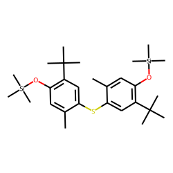 1, 1'-Thiobis(2-methyl-4-trimethylsiloxy-5-tert-butylbenzene)