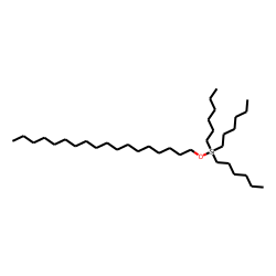 1-Octadecanol, trihexylsilyl ether