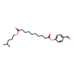 Sebacic acid, 4-formylphenyl isohexyl ester