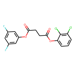 Succinic acid, 3,5-difluorophenyl 2,3-dichlorophenyl ester