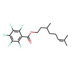 3,7-Dimethyloct-6-enyl 2,3,4,5,6-pentafluorobenzoate